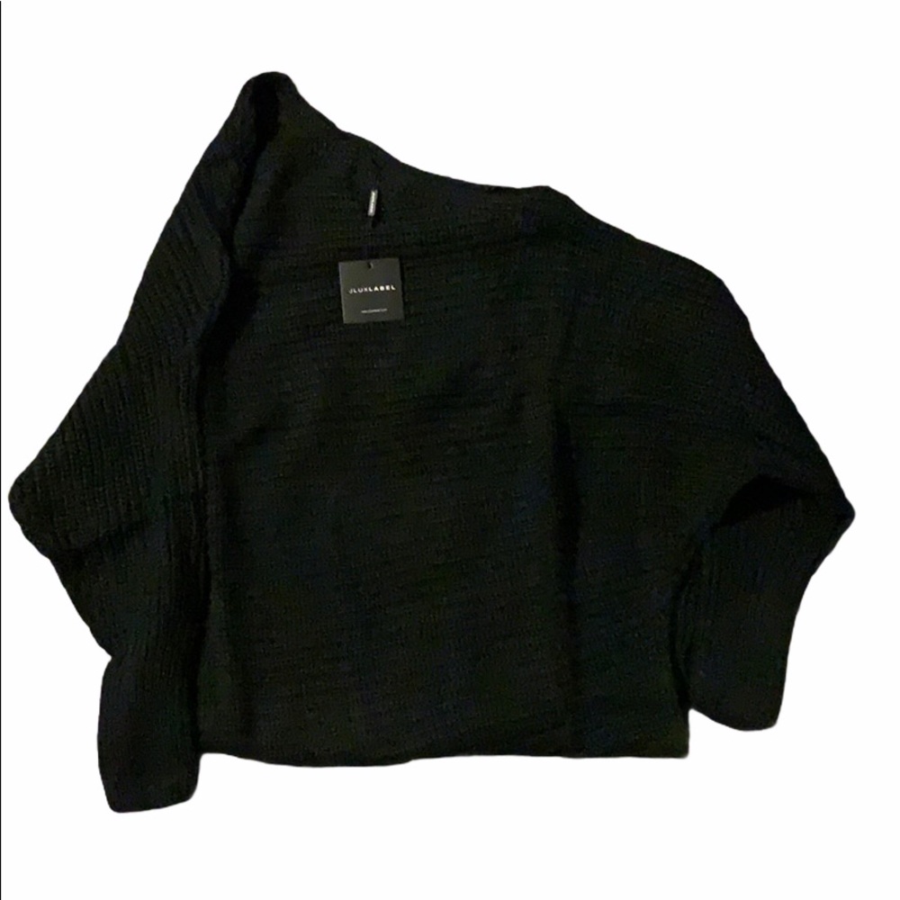 NWT JLUXLABEL Black Kathy Knit Sweater Dress